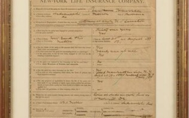 Benjamin Harrison Autograph Document Signed