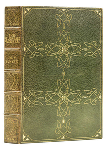 Binding.- Bunyan (John) The Pilgrims Progress, bound in green morocco tooled in gilt, by Maude Nathan, William Pickering, 1849.