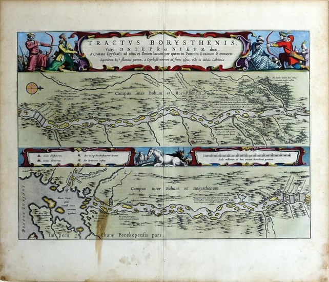 Blaeu Maps of the Dneiper River