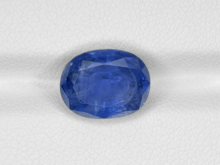 Blue Sapphire, 6.06ct, Mined in Burma, Certified by IGI