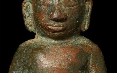 Bronze Pagan Happy Buddha