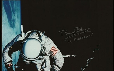 Buzz Aldrin Signed Photograph