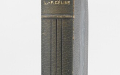 CELINE (Louis-Ferdinand) Voyage au bout de la nuit. 1 vol. gd in-12 relié maroquin vert...