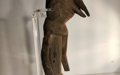 CHAMBA - NIGERIA - Statue homme oiseau, la... - Lot 164 - FEE - Stanislas Machoïr