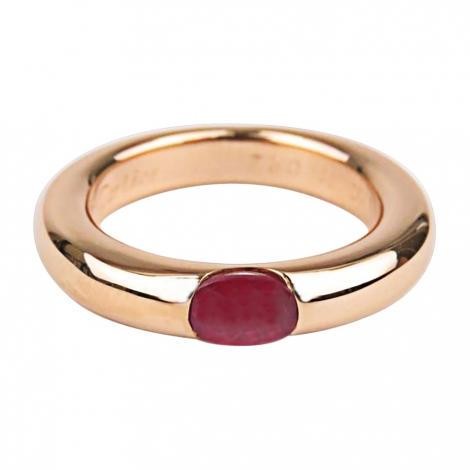 Cartier Ellipse yellow gold & ruby ring