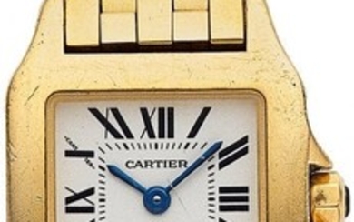 Cartier Gold Santos Demoiselle Watch Case: 19 x