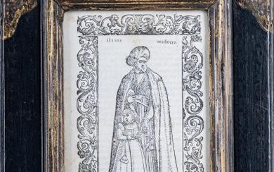 Cesare Vecellio, Coppia di incisioni con modelli di costumi antichi