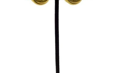 Chanel 1997 Fall Collection Gold CC Earrings
