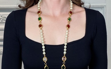 Chanel Pearl Opera Length Necklace