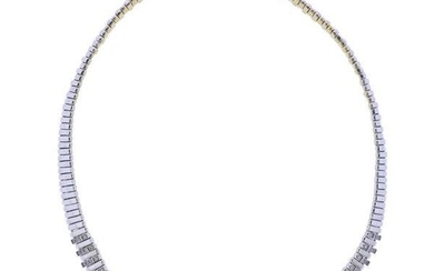 Chimento 18k Gold Diamond Reversible Necklace