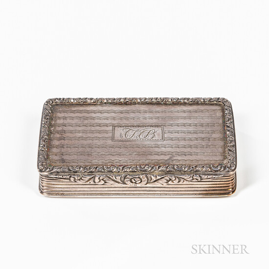 Chinese Export Silver Snuff Box
