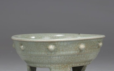 Chinese Glazed Ceramic Bush Washer