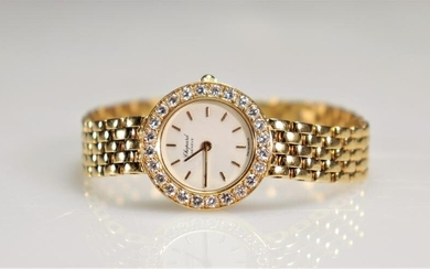 Chopard gold (18k) and diamonds watch