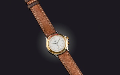 Chopard, montre-bracelet 'Mille Miglia' en acier inoxydable pour homme, réf. 8142, cadran en émail blanc...
