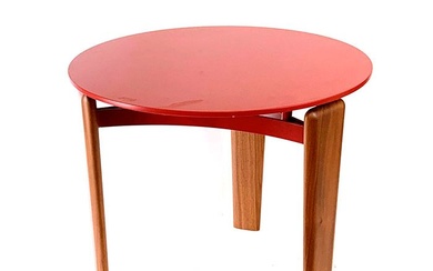 Claesson KOIVISTO RUNE (XX-XXI) Table basse Tablet Plateau en bois, structure en métal laqué Piétement...