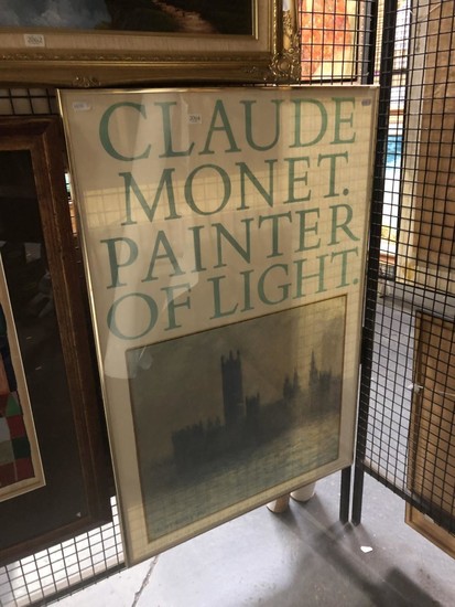 Claude Monet Art Gallery of NSW Exhibition Poster