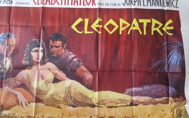 Cleopatra (1963) By Joseph L. Mankiewicz With Elisabeth Taylor, Richard Burton and Rex Harrison Poster 1.60 × 2.40 m 20th Century Fox