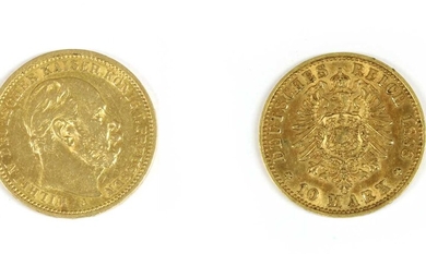 Coins, German States, Wilhelm I (1861-1888)