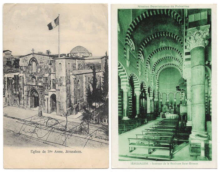 Collection of 28 Postcards - Christian Sites, Jerusalem