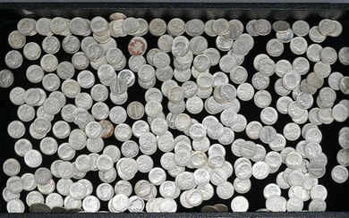 Collection of Approximately Three Hundred U.S. Silver Dimes