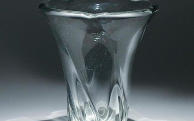 DAUM NANCY MONUMENTAL GLASS VASE