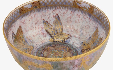 Daisy Makeig-Jones for Wedgwood lustre a 'Dragon' lustre bowl, Z4901