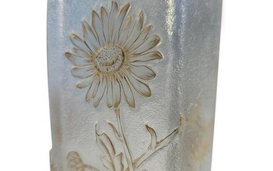 Daum Nancy cameo glass small vase