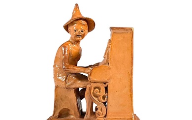 Doulton Lambeth George Tinworth Figurine, Boy Musician