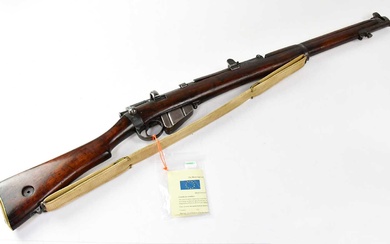 ENFIELD; a deactivated Lee Enfield .303" S.M.L.E. fully stocked bolt...