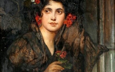 Eduard Veith Portrait of a Woman