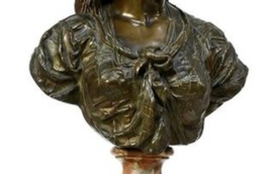 Emile Guillemin (French, 1841-1907) Bronze Bust