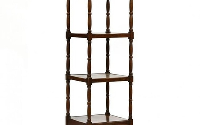 English Regency Mahogany Four-Tiered Stand