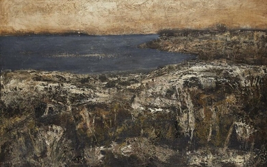 Ernst Eisenmayer, Austrian/British 1920¬®2018 - Cornish Coast II; oil on canvas, 76 x 101.5 cm