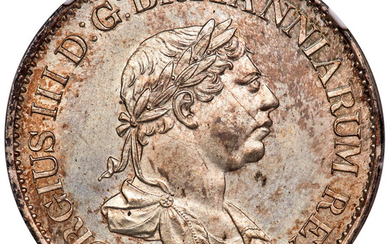 Essequibo & Demerary: , British Colony. George III 3 Guilder 1816 MS66 NGC,...