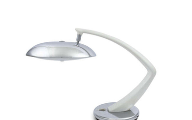 FASE A chrome and enamel desk lamp by...