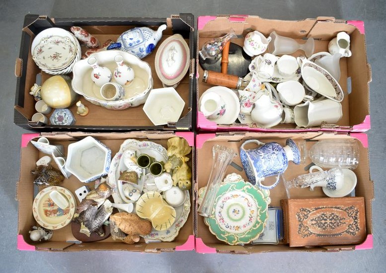 FOUR CRATES OF CHINA etc. (qty)