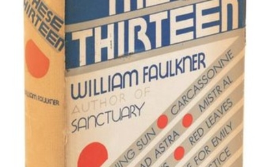 Faulkner's These Thirteen 1st Edition in DJ