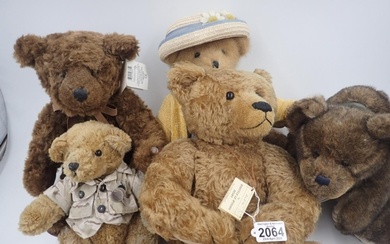 Five Bears from Boyd, Russ, GB Teddy Bear and similar with t...