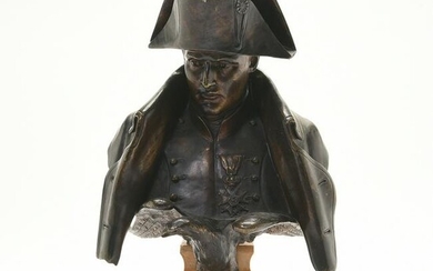 Francesco La Monaca Bronze Bust of Napoleon.