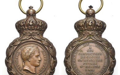 Francia - Medaglia di Sant'Elena, per i combattenti delle campagne...