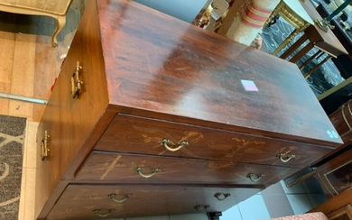 French Galle or Majorelle Inlaid Chest