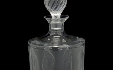French Lalique Crystal Femmes Antiques Decanter.
