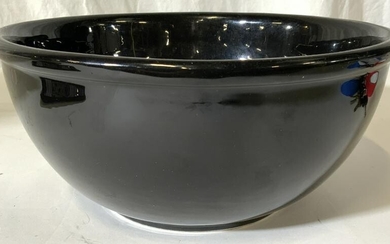 GAETANO POTTERY Black Porcelain Bowl