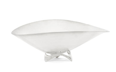 GEORG JENSEN: a large Danish silver centrepiece bowl, designed by Henning Koppel