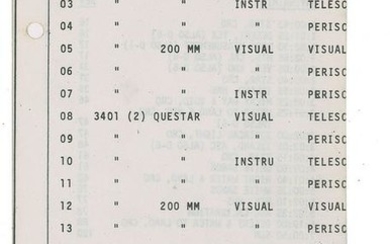 Gemini 5 Flown Checklist Page