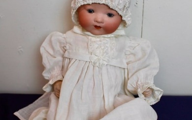 German Armand Marseille 351 3 1/2K Bisque Porcelain Dream Baby Doll