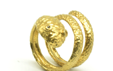 Gold plated Sil Ring