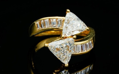 Graff 3.00ctw VVS2-VS1/F-G Diamond 18K Ring