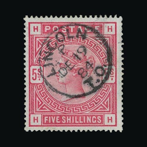 Great Britain - QV (surface printed) : (SG 176) 1883-84 5s r...