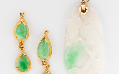 Group of Jade Jewelry